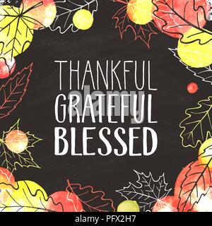 Happy Thanksgiving Poster Stock Vektor