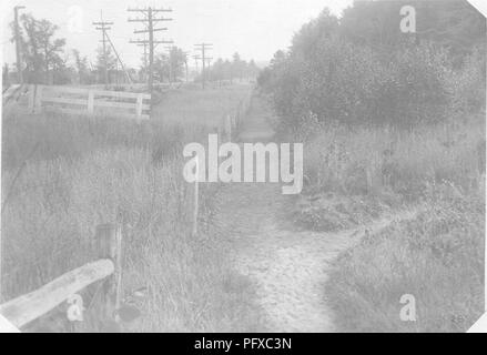 . Eisenbahn Wald Brandschutz. Waldbrände; Brandschutz; Feuerlöschung. Â Ich Feuer", die auch als eine Straße * auf der rechten Seite des Bildes verwendet wird. 7/isconsin. Eisenbahn. Brand Linie der Concord Electric Company* Nev/Hampshire*. Bitte beachten Sie, dass diese Bilder sind von der gescannten Seite Bilder, die digital für die Lesbarkeit verbessert haben mögen - Färbung und Aussehen dieser Abbildungen können nicht perfekt dem Original ähneln. extrahiert. Lamont, John Donald. [Ithaca, N.Y.] Cornell University Stockfoto