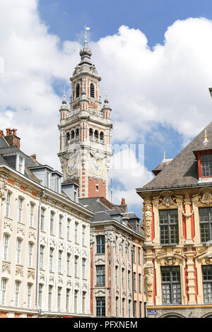 Der Grand Place in Lille in Frankreich Stockfoto