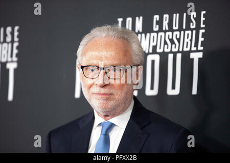 Wolf Blitzer auf dem roten Teppich vor ein Screening von Mission Impossible Fallout ein das Smithsonian National Air und Space Museum am 22. Juli in Washington, DC. Stockfoto