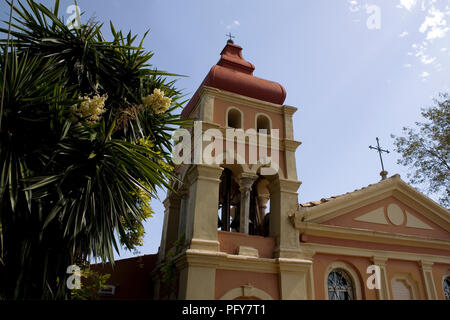 Mandrakina Panagia Kirche, alte Stadt Korfu, aka Kerkyra, Griechenland Stockfoto