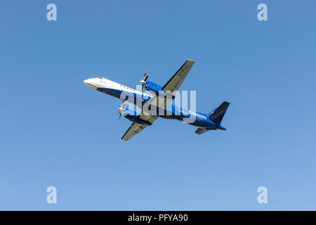 Airbourne Eastern Airways G-CFLU twin Privatflugzeuge Saab 2000 MSN-55 Stockfoto