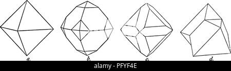 . Edelsteine, einem beliebten Berücksichtigung ihrer Zeichen, Vorkommen und Anwendungen, mit einer Einführung in ihre Entschlossenheit, für Mineralogen, lapidaries, Juweliere, etc., mit einem Anhang über die Perlen und Korallen. Edelsteine, Perlen, Korallen. Spinell 295 SPINELL. Die Edelsteine, die entsprechend nach korund angesehen werden, sind den Angehörigen der spinell Gruppe von Mineralien. Ihre Farbe ähnelt oft, dass der Ruby, aber in allen anderen Zeichen der beiden Mineralien völlig verschieden sind, so dass die Namen "ruby-spinell" und "BALAS-ruby", "Welches sind die Stockfoto