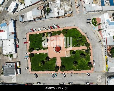 Moctezuma, Sonora Mexico. Sierra Madre Occidental. (Foto: LuisGutierrez/NortePhoto.com)... Tiro de Alto del Scape ángulo de la Ciudad Contra el cielo. Stadtbild. Hohe Aufnahme von Stadtbild gegen Sky Stockfoto