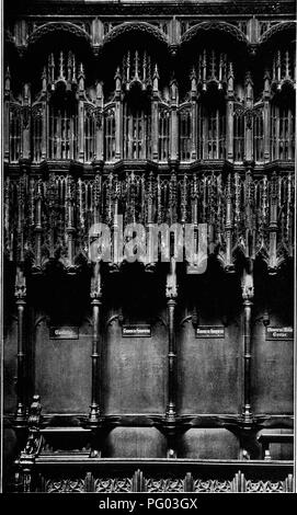 . Die Victoria Geschichte der Grafschaft von Lancaster;. Natural History. ikiliii iikU. Der Kathedrale von Manchester: Stände in der Chor digitalisiert durch IVIicrosoft®. Bitte beachten Sie, dass diese Bilder sind von der gescannten Seite Bilder, die digital für die Lesbarkeit verbessert haben mögen - Färbung und Aussehen dieser Abbildungen können nicht perfekt dem Original ähneln. extrahiert. Farrer, William, 1861-1924, ed; Brownbill, J., gemeinsame Hrsg. London [Polizist] Stockfoto