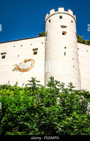 Das hohe Schloss von Füssen mit Blick auf die Altstadt in Süddeutschland Stockfoto