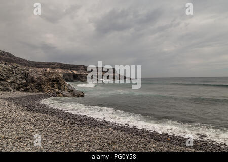 Strand in Puertito de Los Molinos, Fuerteventura, Kanarische Inseln, Spanien. Stockfoto