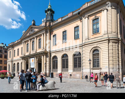 Das Nobel Museum (Nobelmuseet), Stortorget, Gamla Stan (Altstadt), Stadsholmen, Stockholm, Schweden Stockfoto