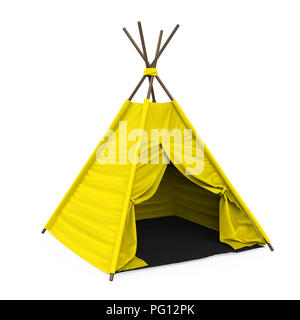 Tipi Zelt isoliert Stockfoto