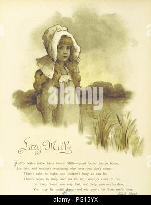 Bild von Seite 10 der "Blumen, die ich bringen und Songs, die ich singen ... Gedichte von E.Fad, H. M. Burnside, A. Scanes'. Stockfoto