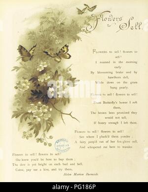 Bild von Seite 20 der "Blumen, die ich bringen und Songs, die ich singen ... Gedichte von E.Fad, H. M. Burnside, A. Scanes'. Stockfoto