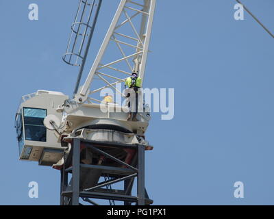 Interessante Funde auf der dritten Etappe der Wagon Wheel Route Stockfoto