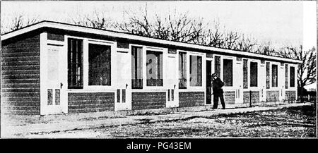 . Prinzipien und Praxis von Geflügel Kultur. Geflügel. Kia. :; 20. Long House für die Zucht und txhibilion Lager in Wisconsin Agri-kulturelle l^ ollcge. (Foto von der Hochschule). Ich "lG, 121. Haus für brcedini; Ausstellung und Lager in Iowa AgrKultural Coileg (Foto aus der Hochschule;. Bitte beachten Sie, dass diese Bilder sind von der gescannten Seite Bilder, die digital für die Lesbarkeit verbessert haben mögen - Färbung und Aussehen dieser Abbildungen können nicht perfekt dem Original ähneln. extrahiert. Robinson, John H. (John Henry), 1863-1935. Boston, New York: Ginn und Unternehmen Stockfoto