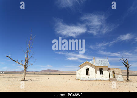 Garub Bahnhof seit langem aufgegeben auf dem Weg nach Lüderitz, Namibia Stockfoto