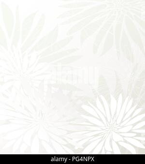 Grußkarte floral mit Platz für Text Stock Vektor