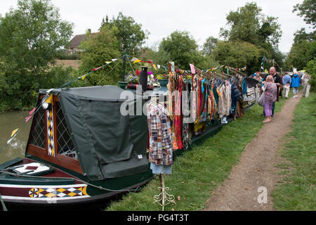 Shutlanger Canal Festival 2018: aynho, Northamptonshire auf dem Grand Union Canal Stockfoto