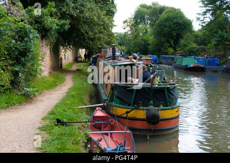 Shutlanger Canal Festival 2018: aynho, Northamptonshire auf dem Grand Union Canal Stockfoto