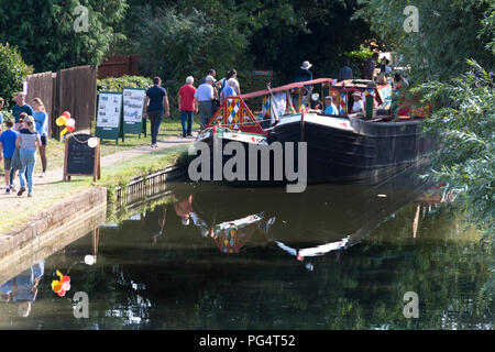 Shutlanger Canal Festival 2018: aynho, Northamptonshire auf dem Grand Union Canal Stockfoto