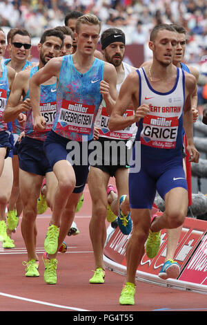Filip INGEBRIGTSEN Norwegens an der mens 1500 Meter am 2017 Muller Geburtstag Spiele in London Stockfoto