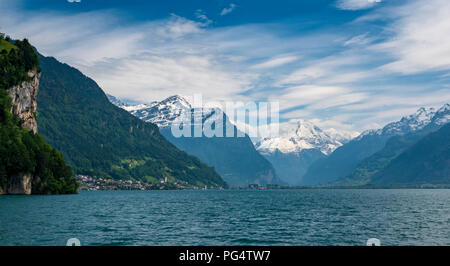 Luzern, Schweiz, 25. Mai 2016, Starten Reise am Vierwaldstättersee, einen Tag, © Peter SPURRIER Stockfoto