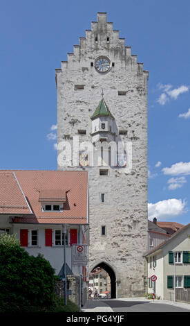 Obertor (Oberes Tor), Ravensburg, Baden-Württemberg, Deutschland Stockfoto