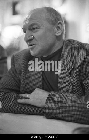 Die tschechischen Künstler Otakar Slavik eine Ausstellung seiner Werke in Wiener Neustadt. Stockfoto