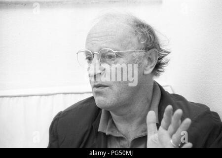 Die Russisch-amerikanische Dichter Joseph Brodsky auf Capri im Jahre 1990. Stockfoto