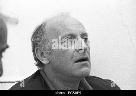 Die Russisch-amerikanische Dichter Joseph Brodsky auf Capri im Jahre 1990. Stockfoto