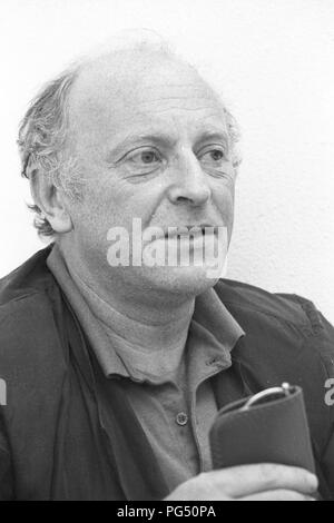 Die Russisch-amerikanische Dichter Joseph Brodsky auf Capri im Jahre 1990. Stockfoto