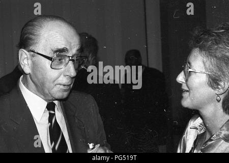 Die tschechischen Künstler und Aktivist Jiri Kolar. Stockfoto