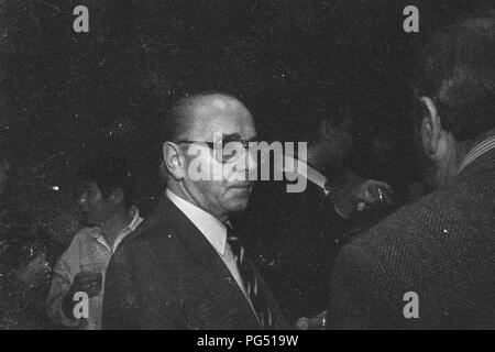 Die tschechischen Künstler und Aktivist Jiri Kolar. Stockfoto