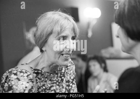 Die tschechischen Künstler Adriena Simotova 1990 in Prag. Stockfoto