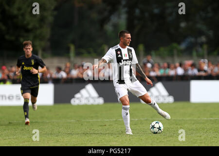 Federico Bernardeschi von Juventus Turin FC in Aktion während der Vorsaison Freundschaftsspiel zwischen Juventus Juventus A und B. Stockfoto