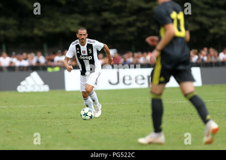 Leonardo Bonucci von Juventus Turin FC in Aktion während der Vorsaison Freundschaftsspiel zwischen Juventus Juventus A und B. Stockfoto