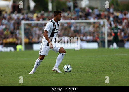 Sami Khedira von Juventus Turin FC in Aktion während der Vorsaison Freundschaftsspiel zwischen Juventus Juventus A und B. Stockfoto