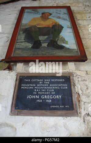 Greg's Hütte bothy John O' Groats (Duncansby head) zu den Ländern Ende Ende Trail zu beenden. Pennine Way. Northumberland. England. Großbritannien Stockfoto