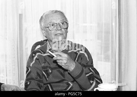 "Die tschechische Bildhauer und Maler Karel Malich (geboren 1924). Malich war Mitbegründer der Künstlergruppe "kupina Krizovatka" und ab 1990 als Professor an der Akademie der Bildenden Künste in Prag. Stockfoto