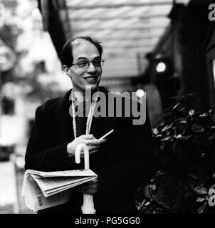 Der British-Swiss Schriftsteller Alain de Botton 1998. Stockfoto