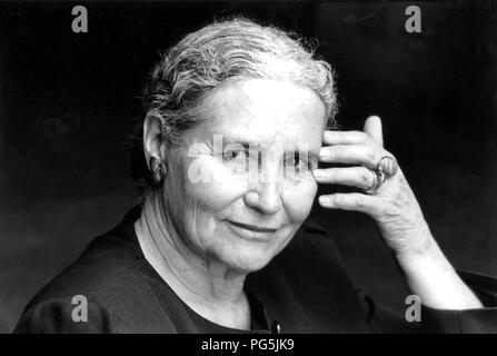 Doris Lessing (* 1919), britischer Schriftsteller. Stockfoto