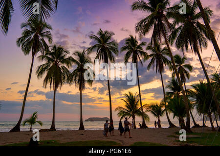 Strand, Corcovado Nationalpark, Halbinsel Osa, Costa Rica. Stockfoto