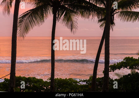 Strand, Corcovado Nationalpark, Halbinsel Osa, Costa Rica. Stockfoto