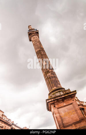 Gray's Monument, das seinen Teil in der großen Reform Act 1832 in Newcastle, England, Großbritannien feiern Stockfoto