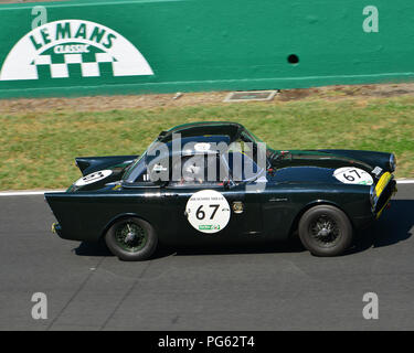 Richard Evans, Tristan Bradfield, Sunbeam Alpine, Plateau 3, Grid3, Le Mans Classic 2018, Juli 2018, Le Mans, Frankreich, Rundstrecke, Classic, klassi Stockfoto