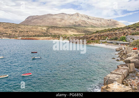 Griechenland, Peloponnes, Lakonien, Mani Halbinsel, Itylo, Bucht von Diros Stockfoto