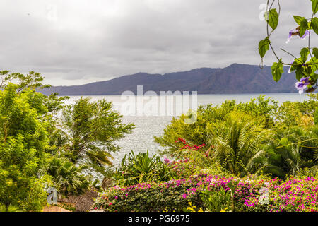 Eine typische Blick auf Apoyo Nicaragua See Stockfoto