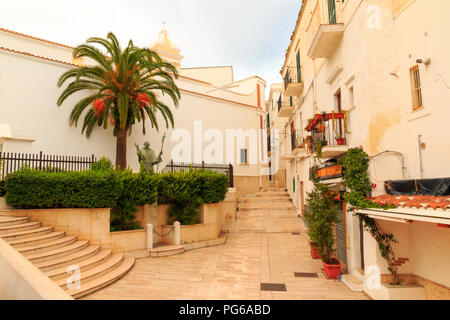 Italien, Foggia, Apulien, Italien, Nationalpark Gargano, Vieste. Stockfoto