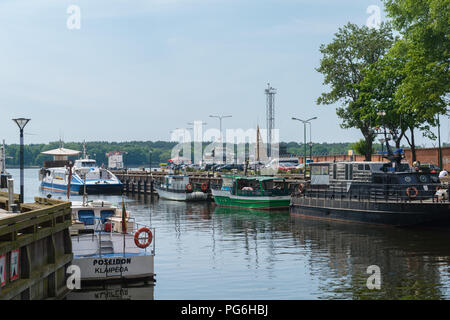 Klaipeda, Kurische Haff, Litauen, Osteuropa Stockfoto