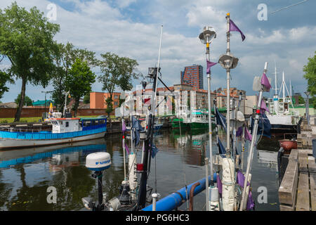 Klaipeda, Kurische Haff, Litauen, Osteuropa Stockfoto