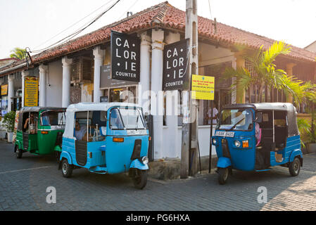 Horizontale streetview in Galle, Sri Lanka. Stockfoto