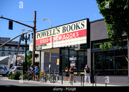 Powell's Stadt der Bücher, Portland, Oregon, USA Stockfoto